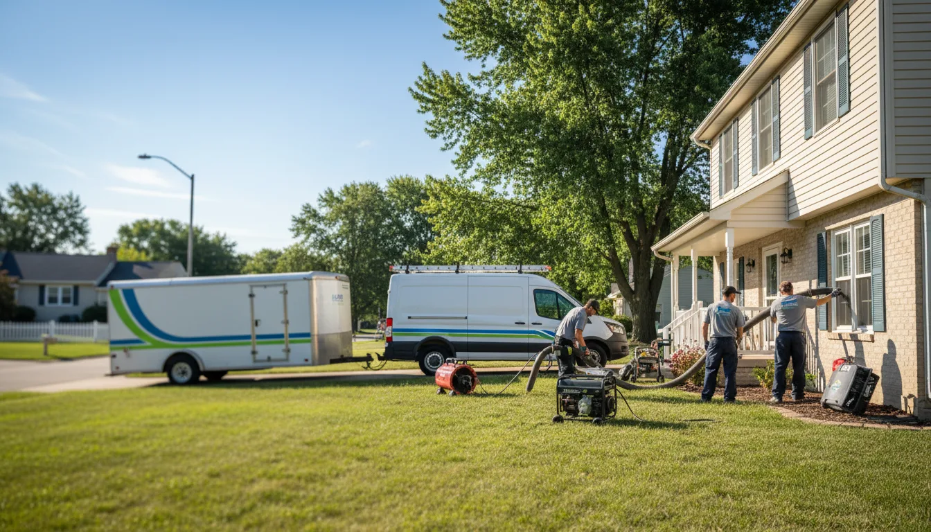 Flooded Basement Restoration And Cleanup With Repair in Paynesville, MN near me